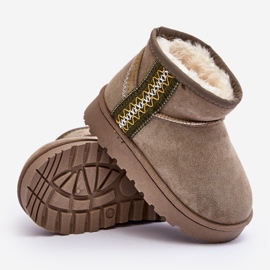 Children's Green Leonora Insulated Snow Boots 1