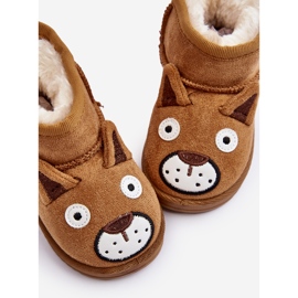 FR1 Children's Insulated Camel Snow Boots Vavena brown 1
