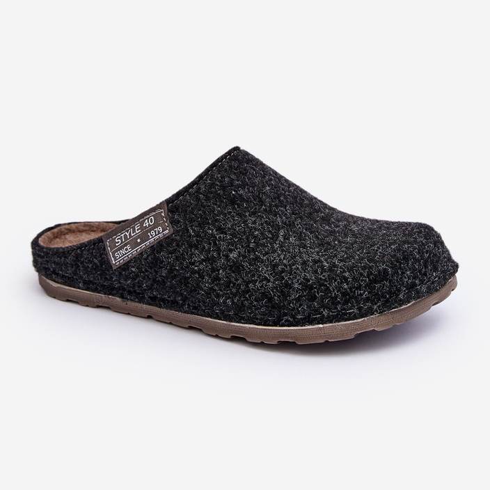 Men's Home Shoes Inblu Slippers CR000015 Dark Gray grey 1 Men's Home Shoes Inblu Slippers CR000015 Dark Gray grey 1