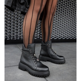 Karino black leather insulated boots 2 Karino black leather insulated boots 2