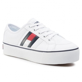 Tommy Hilfiger Tommy Jeans Flatform Flag Sneaker EN0EN00944-YBR white 1