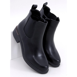 Tagart Black grain Chelsea boots 1