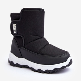 Children's Insulated Snow Boots With Velcro Black Big Star MM374119 1