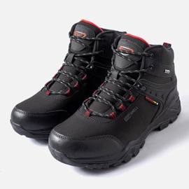 Men's black trekking shoes 1