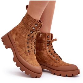 Camel Gordts Women's Trapper Boots brown 11