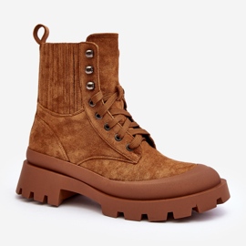 Camel Gordts Women's Trapper Boots brown 4