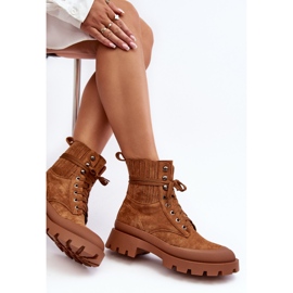 Camel Gordts Women's Trapper Boots brown 2