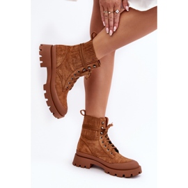 Camel Gordts Women's Trapper Boots brown 9