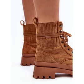 Camel Gordts Women's Trapper Boots brown 10