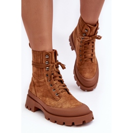 Camel Gordts Women's Trapper Boots brown 1