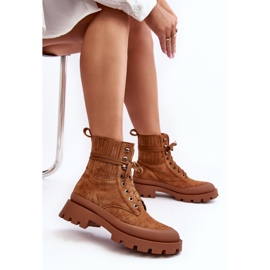 Camel Gordts Women's Trapper Boots brown 3