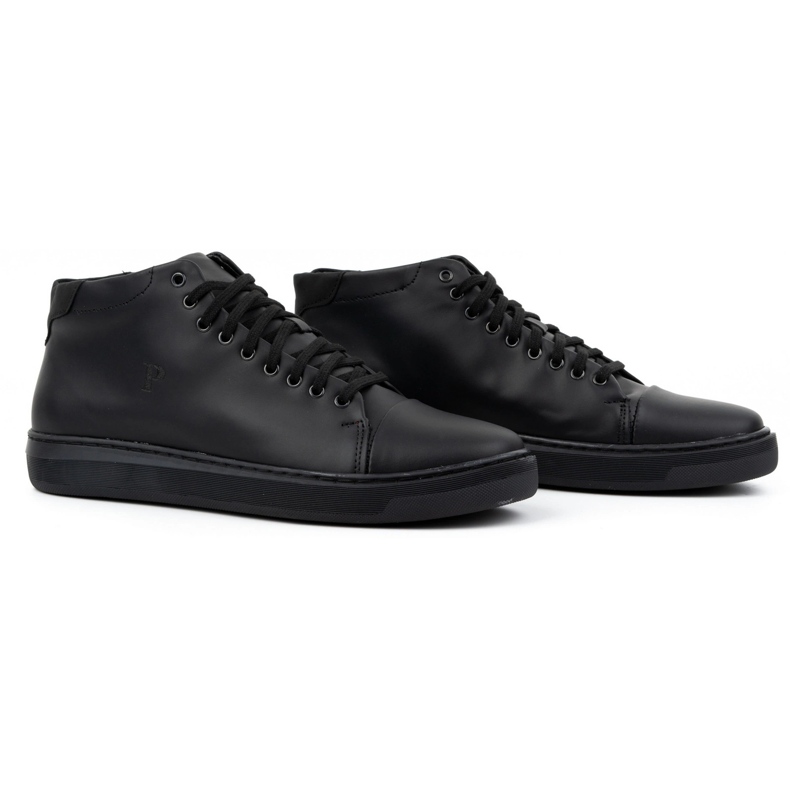 Polbut Men's leather insulated boots 2110sw, black 2 Polbut Men's leather insulated boots 2110sw, black 2