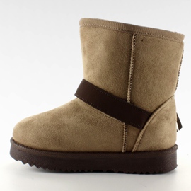 Children's Emuski With Frędzlami K1647404 Taupe beige 2
