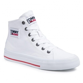 Tommy Hilfiger Tommy Jeans Midcut Vulc M EN0EN01370-YBR shoes white 1