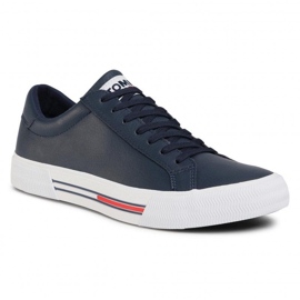 Tommy Hilfiger Tommy Jeans Essential Leather Sneaker M EM0EM00567-C87 shoes blue 1