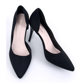 Cut-out suede pumps from Samira Black 1