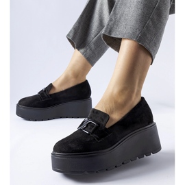 Black Medical platform loafers 1