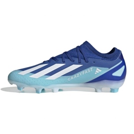 Adidas X Crazyfast.3 Fg M GY7428 shoes blue 1