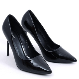 Women's high heels lacquered Rutina Black 1