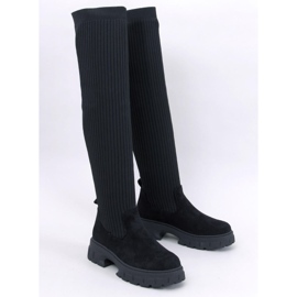 Trotter Black sock boots 1