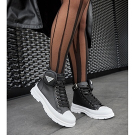 Black Bolman high platform sneakers 2
