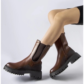 Brown insulated boots by Donigala 1