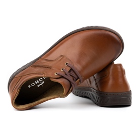 KOMODO Men's leather shoes casual 923k brown 5