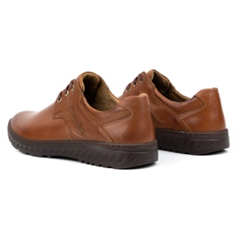 KOMODO Men's leather shoes casual 923k brown 4