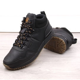 Black leather shoes for men Jogger Pro Bustagrip 1