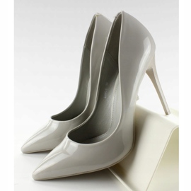 Smooth varnished E396 Gray pins grey 1