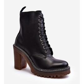 Women's Lace-Up Ankle Boots Black Arove 2 Women's Lace-Up Ankle Boots Black Arove 2