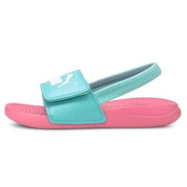 Children's sandals Puma Popcat 20 Backstrap Ac pink 380555 08 blue 1