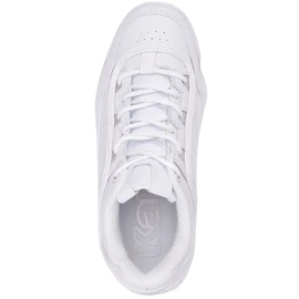 Kappa Rave Gc women's shoes white and silver 242681GC 1010 1