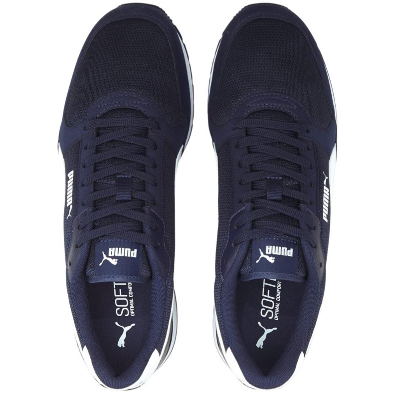 Puma St Runner v3 Mesh men's shoes, navy blue 384640 02 1