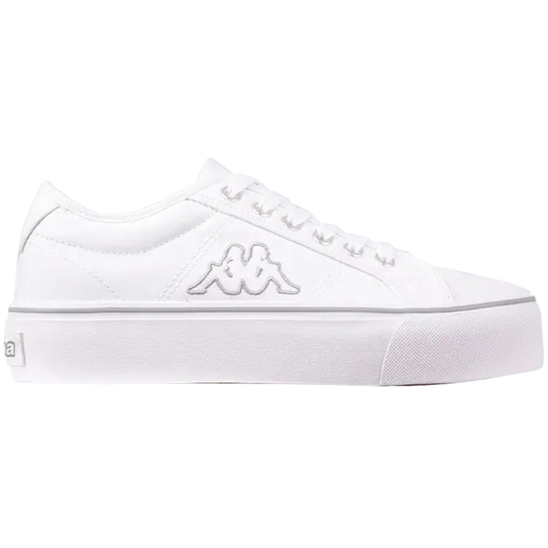 Kappa Boron Low Pf women's shoes white and silver 243162 1015 1