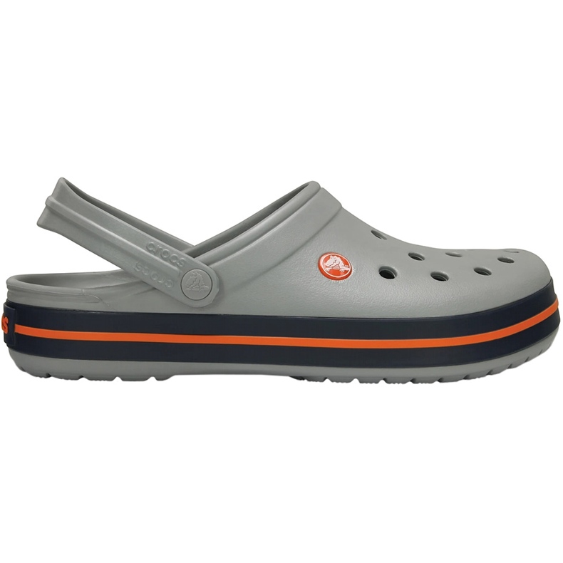 Crocs Crocband Clog men's clogs gray and orange 11016 01U grey 1