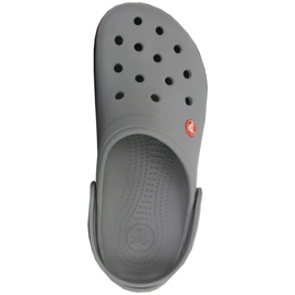 Crocs Crocband Clog men's clogs gray and orange 11016 01U grey 2