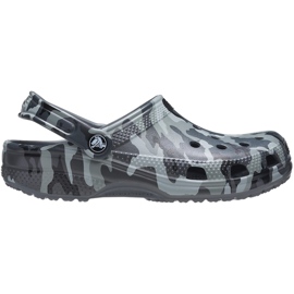 Crocs Classic Printed Camo camo clogs - gray 206454 0IE grey 1