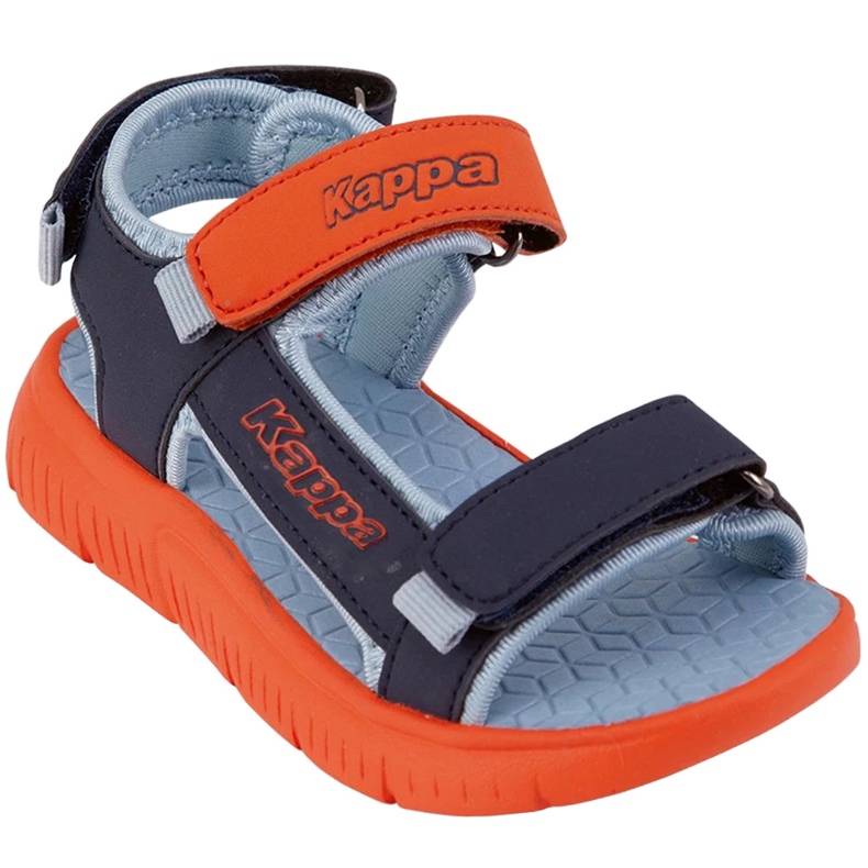 Kappa Kana Mf children's sandals orange-navy blue-gray 260886MFK 4467 1