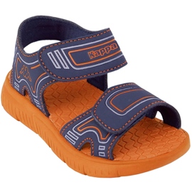 Sandals for children Kappa Kaleo K navy blue and orange 260887K 6744 1