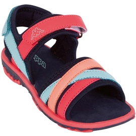 Kappa Kimara K children's sandals, navy blue and pink 260863K 6722 1