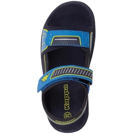 Kappa Paxos children's sandals navy blue and blue 260864K 6733 2 Kappa Paxos children's sandals navy blue and blue 260864K 6733 2
