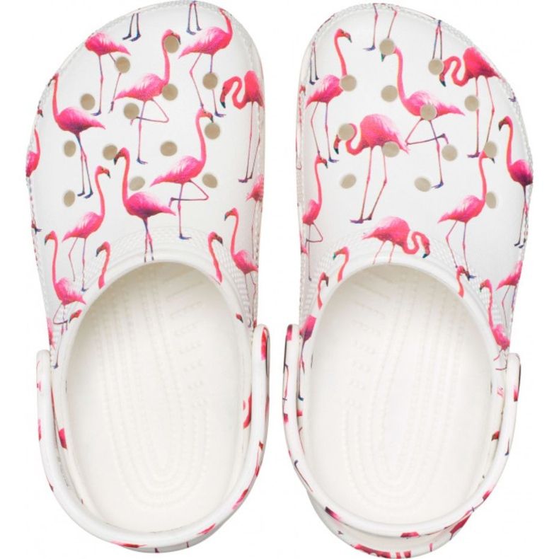 Crocs Classic Party Kids children's clogs white and pink 207826 1CW 2