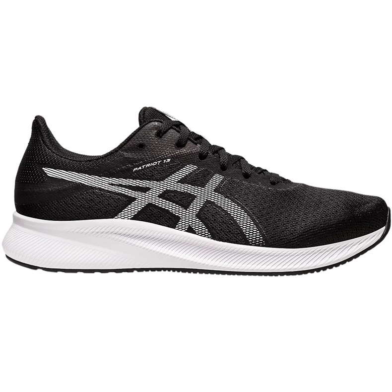 Asics Patriot 13 men's running shoes black and white 1011B485 001 1