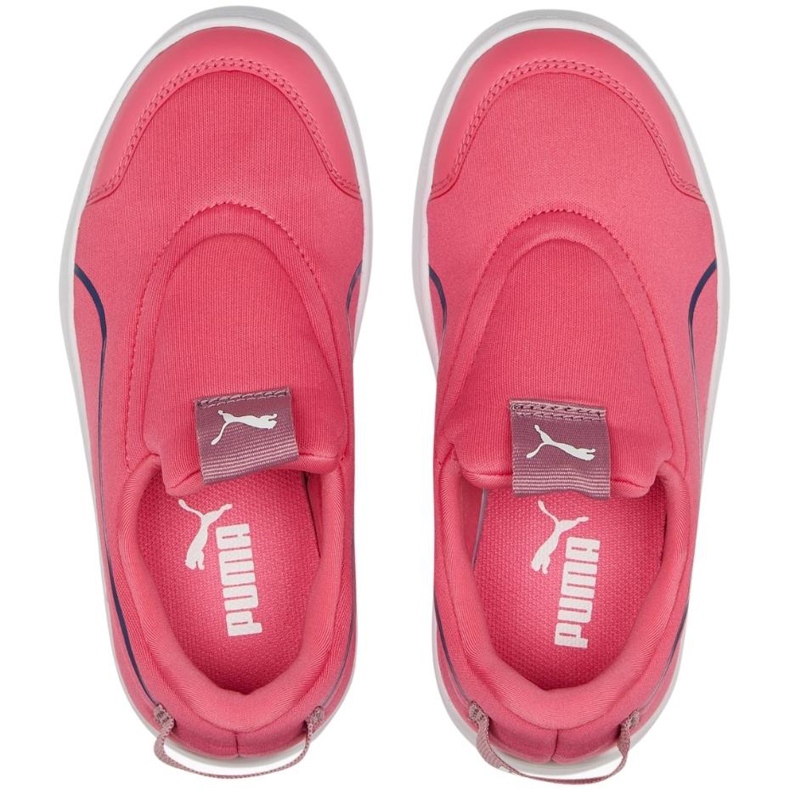 Puma Courtflex v2 Slip On Ps children's shoes pink 374858 12 2