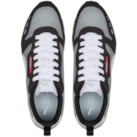 Puma R78 men's shoes black and gray 373117 66 white 2