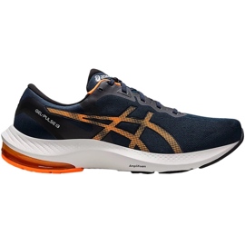 Asics Gel Pulse 13 men's running shoes, navy blue and orange 1011B175 403 1