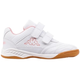 Kappa Kickoff K children's shoes white and pink 260509K 1072 1