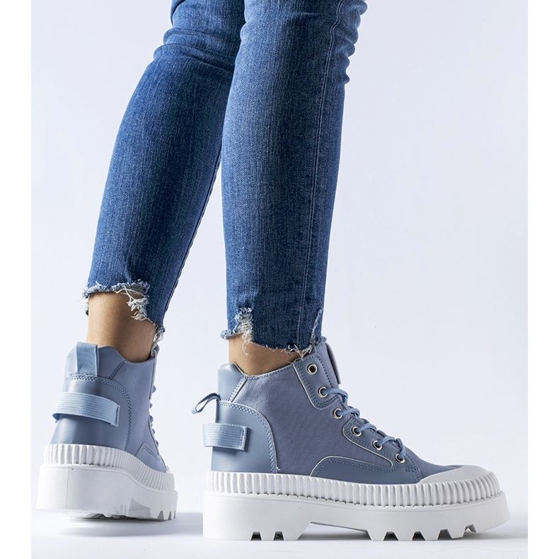 Blue Grotta platform sneakers 1
