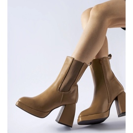 Brown, insulated ankle boots from Adamo 1 Brown, insulated ankle boots from Adamo 1